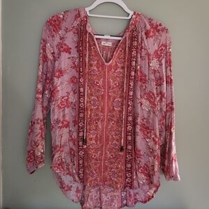 Mason & Belle Floral Pink Blouse